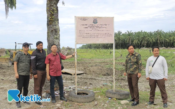 Tindak Lanjuti Laporan Warga, Kejari Abdya Tinjau Lokasi PT Cemerlang Abadi