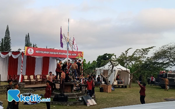 Thumbnail Berita - Dinas Pendidikan Jatim Gelar Apel Akbar Pramuka Penegak di Kota Batu