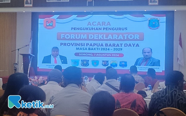 Sempat Diwarnai Keributan, Pengurus Forum Deklarator Provinsi Papua Barat Daya Resmi Dikukuhkan