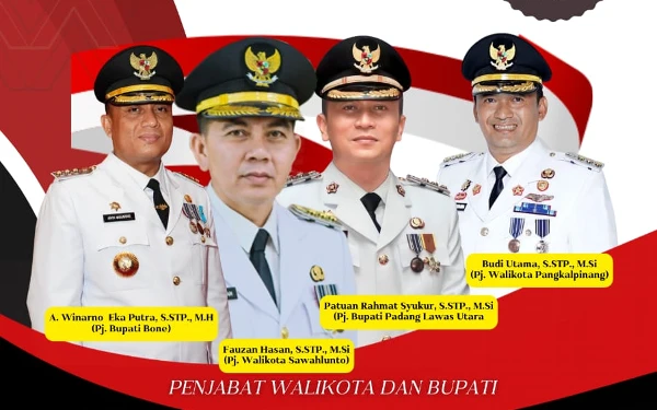 4 Purna IPDN Angkatan XIII Jadi Pj Bupati/Wali Kota di Indonesia, Ini Nama-Namanya