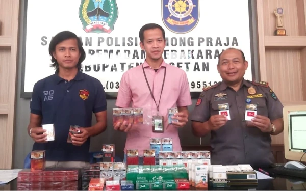 Sinergi Berantas Peredaran Rokok Tanpai Cukai di Magetan