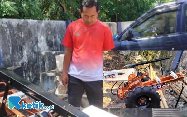 Satu Unit Mesin Hand Traktor Milik Kelompok Tani di Sampang Hilang