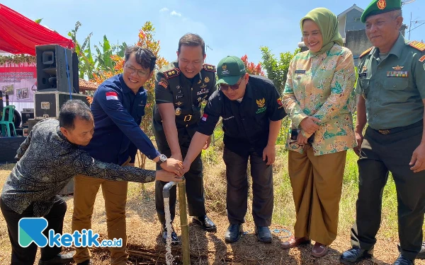 Dandim 0624 Kab Bandung Resmikan Sarana Air Bersih Warga dari Geo Dipa