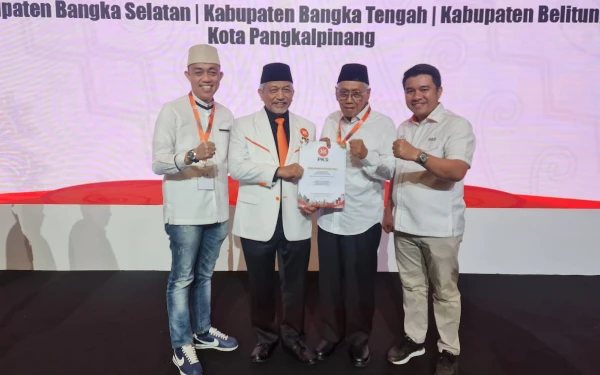 Slamet-Alfi Terima Surat Resmi Dukungan PKS, Optimis Menangkan Pilkada Banyuasin