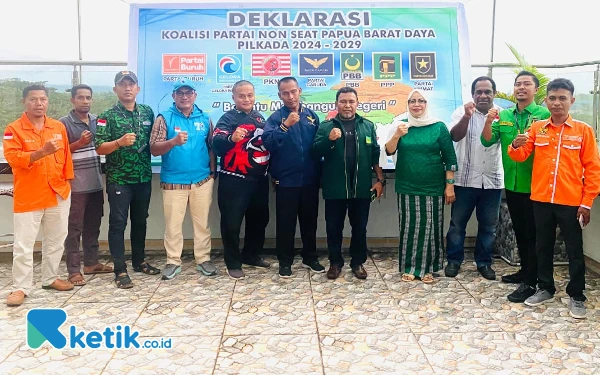 Jelang Pilkada, Tujuh Partai Non Parlemen Papua Barat Daya Lakukan Deklarasi