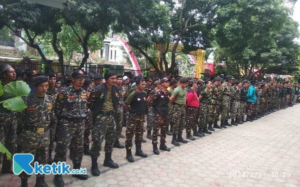 Ratusan Anggota GP Ansor Kabupaten Blitar Berangkat ke Bali untuk Hadiri Apel Kesetiaan yang Bertepatan dengan Muktamar PKB