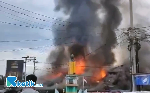 4 Rumah Hangus Terbakar di Lipat Kajang Aceh Singkil