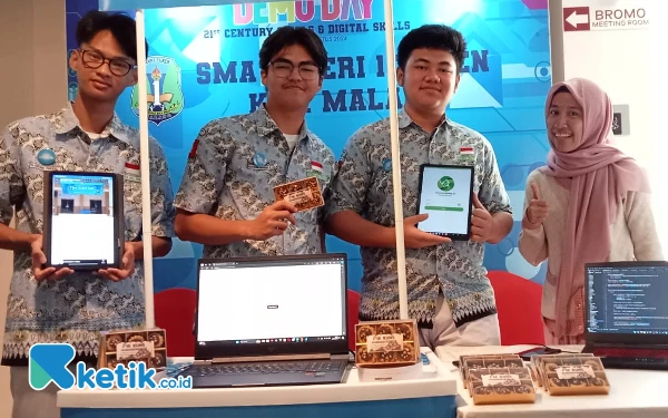 Jadi Produk Terbaik, SMAN 1 Turen Pamerkan Aplikasi Pengelola Sampah di Demo Day Digital Skills