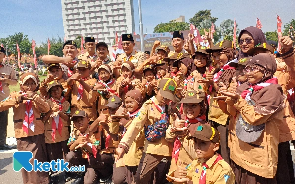 Peringati Hari Pramuka Ke-63, Pj Gubernur Jatim Dorong Penguatan Sinergi dan Kolaborasi Jaga NKRI