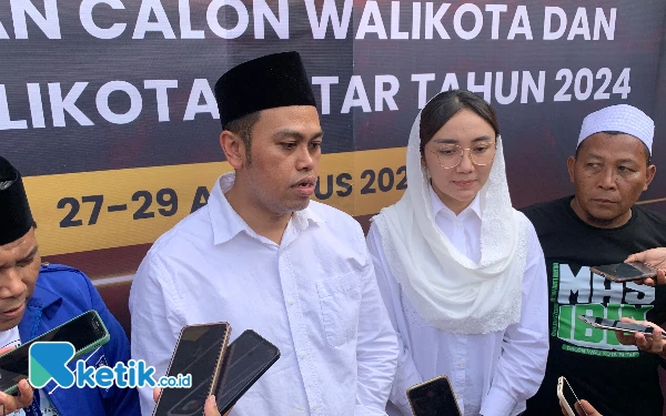 Usai Deklarasi di Istana Gebang, Pasangan Ibin-Elim Mendaftar ke KPU Kota Blitar