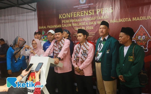 Daftar ke KPU Kota Madiun, Pasangan Maidi-F Bagus Panuntun Diusung 11 Parpol