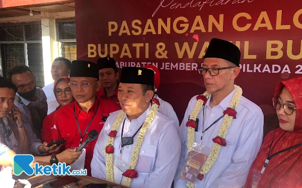 Daftar Pilkada Jember, Pasangan Hendy-Firjaun Tak Gentar Lawan Koalisi Besar