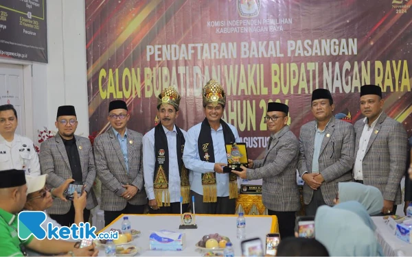 Daftar ke KIP, Paslon Aman Janji Wujudkan Swasembada Pangan di Nagan Raya