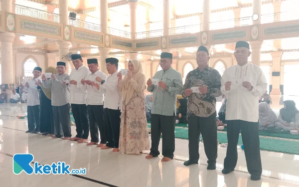 Lima Paslon Bupati dan Wabup Simeulue Ikuti Tes Uji Mampu Baca Alquran