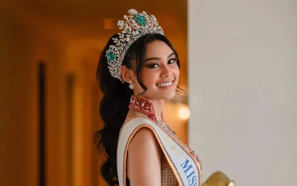 Thumbnail Potret anggun Miss Supranational 2024 Harashta Haifa Zahra (Foto: Haifa for Ketik.co.id)