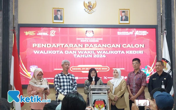 KPU Kota Kediri Tutup Pendaftaran, Dua Pasangan Siap Bersaing di Pilkada 2024