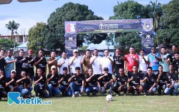 Open Turnamen HUT Pemuda Ujong Patihah Bergulir, Perebutkan Piala MJD Cup I