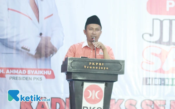 Apel Pemenangan Jimad Sakteh, Ketua DPD PKS Sampang Bakar Semangat Pengurus dan Kader