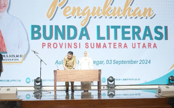 Ikuti Peluncuraan Aplikasi Literasi Permata, Bupati Asahan Sampaikan Pesan Ini