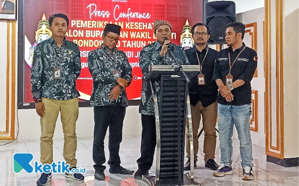 KPU Bondowoso Umumkan Hasil Tes Kesehatan 2 Bapaslon Pilkada 2024