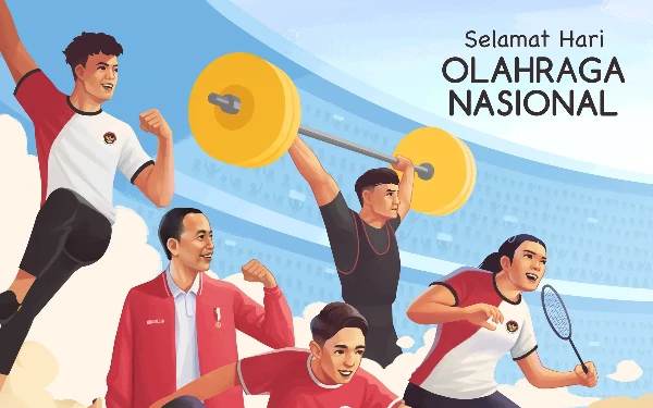 Thumbnail Hari Olahraga Nasional 2024, Jokowi Ungkap Pentingnya Sportivitas dan Integritas