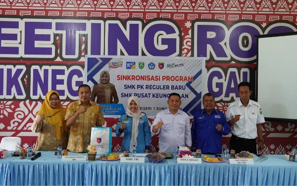 SMKN 1 Sungai Lilin Banyuasin Gelar Sinkronisasi Program SMK PK Reguler Baru 2024