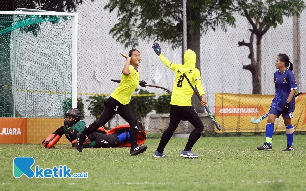 Menolak Tersingkir, Tim Hoki Lapangan Putri Jatim Tumbangkan Kalbar 2-0