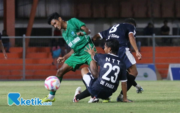 Thumbnail Gol Wigi Pratama Bawa Sepak Bola Jatim Lolos Semifinal PON XXI 2024 Aceh-Sumut