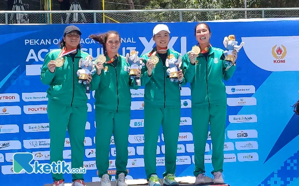 Kawinkan Medali Emas Beregu Putra-Putri, Tenis Lapangan Jatim Tak Mau Jumawa