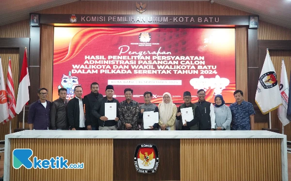 KPU Segera Tetapkan 3 Pasangan Bakal Calon Pilkada Kota Batu 2024