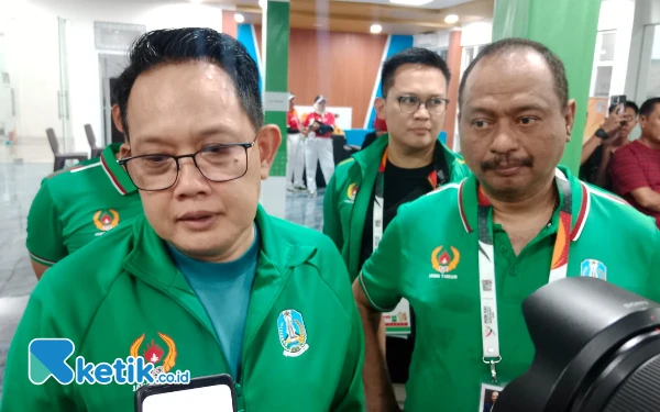 Thumbnail Berita - Klasemen Sementara PON 2024: Jatim Merosot ke Posisi 3, Pj Gubernur Masih Optimis Juara Umum