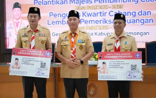 Resmi, Bupati Lamongan Jadi Kamabicab Gerakan Pramuka, Ini Pesan Ketua Kwarda Jatim