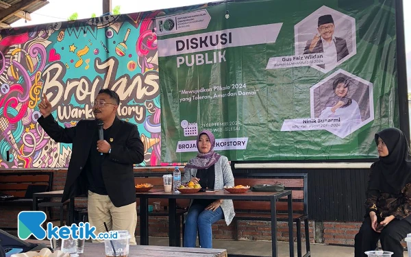 Thumbnail Berita - Wujudkan Pilkada Damai, HMI Korkom UIN Malang Gelar Diskusi Publik