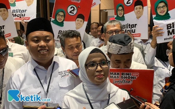 Pasangan Rini-Ghoni Dapat Nomor Urut 2 di Pilkada Blitar 2024, Ini Komentarnya