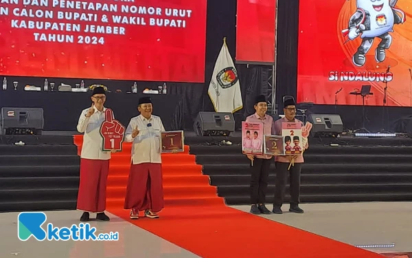 Makna Nomor Urut Bagi Kedua Paslon Bupati dan Wakil Bupati Jember