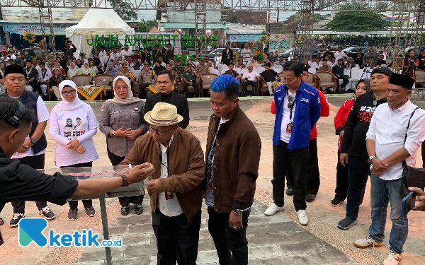 Pilkada Kabupaten Blitar, Paslon Nomor Urut 1 Rijanto-Beky Sepakat Kampanye Damai