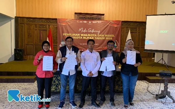 KPU Kota Blitar Gelar Media Gathering Pilwali 2024, Masa Kampanye Dimulai