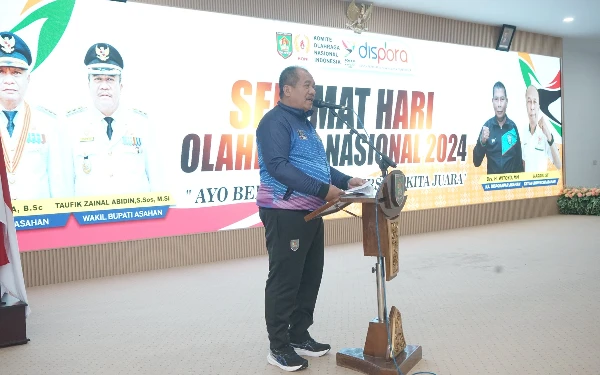 Wakil Bupati Asahan Peringati Haornas sekaligus Sambut Atlet PON