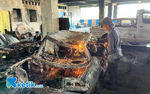 Pedagang Pasar Comboran Minta Pemkot Malang Segera Tangani Atap Pasar