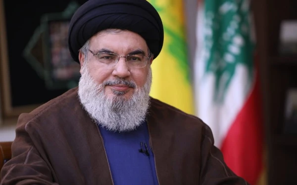 Thumbnail Berita - Profil Singkat Hassan Nasrallah, Pemimpin Hezbollah yang Tewas Akibat Serangan Israel