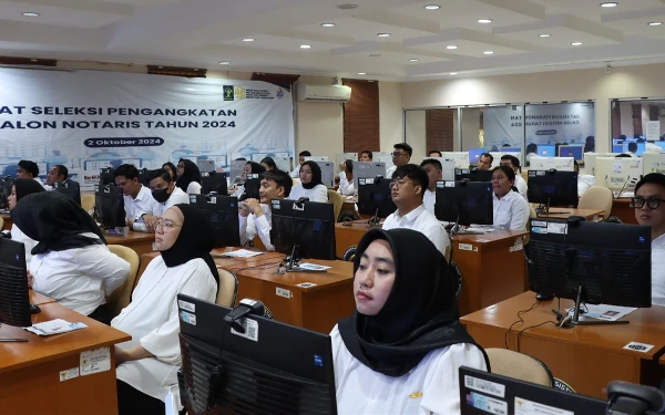 Sebanyak 3.526 Calon Notaris Ikuti Seleksi Nasional 2024