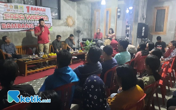 Dengarkan Aspirasi Warga Pakunden Kota Blitar, Pasangan Bambang-Bayu Rancang Program Unggulan