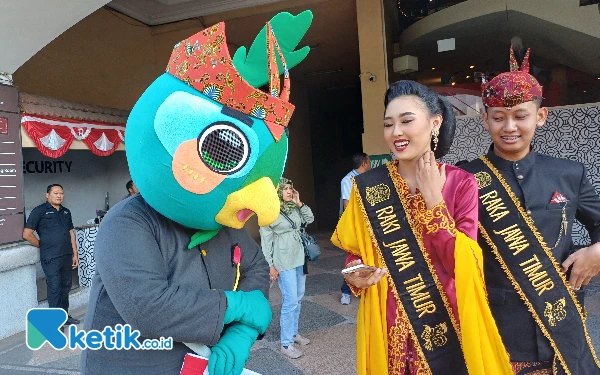 KPU Jatim Gelar Kirab Maskot Pilkada Serentak 2024, Hadirkan NDX AKA