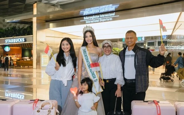 Thumbnail Disupport pihak keluarga, Puteri Indonesia Lingkungan 2024, Sophie Kirana siap menuju ajang Miss International 2024 di Jepang (26/10/2024) (Foto: Sophie for Ketik.co.id)