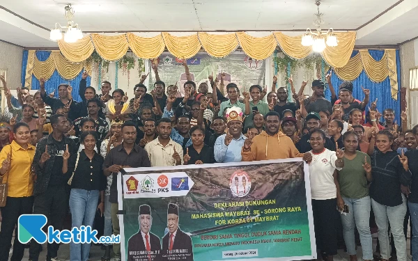 Deklarasi Mahasiswa Kabupaten Maybrat Sorong Raya untuk Pasangan KorZa