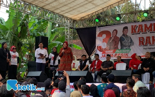 Temui Masyarakat Blitar, Cagub Jatim Tri Rismaharini Janjikan Pendidikan, Kesehatan, dan Pupuk Gratis Jika Terpilih