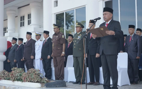 Upacara Peringatan Hari Sumpah Pemuda, Pjs Bupati Asahan Sampaikan Pidato Menpora