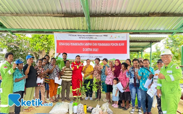 Langkah Hijau, SKK Migas dan Petrogas Ajak Pelajar Tanam Bibit Pohon