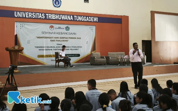 Thumbnail Berita - Jawab Tantangan Generasi Milenial, Unitri Malang Gelar Seminar Sumpah Pemuda