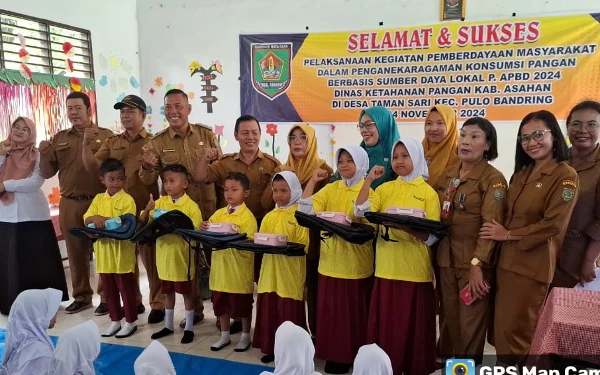 Kegiatan B2SA Goes To School, Pemkab Asahan Beri Makanan Bergizi ke Berbagai SDN